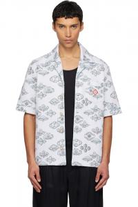 Жаккардовая рубашка Casablanca, Off-White