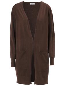 Вязаный кардиган Influencer, коричневый