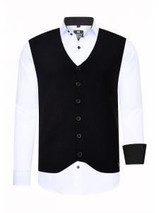 Rusty Neal Комплект из рубашки и жилета (2 шт.), белый/черный