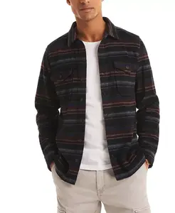 Мужская рубашка с принтом Polar Long Sleeve Nautica, синий