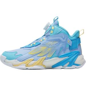 QIAODAN Детские баскетбольные кроссовки с противоскользящей подошвой, износостойкие, синие