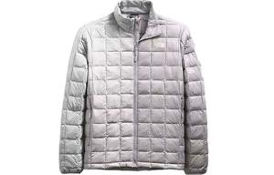 Пуховик мужской серый The North Face, серый
