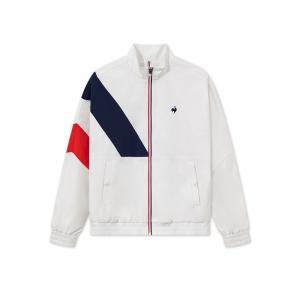 Le Coq Sportif Куртка с воротником стойка, Ivory White