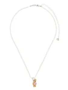 Колье Mini Flocked Bear YVMIN, белый