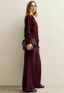Брюки с широкими штанинами New Look, Burgundy