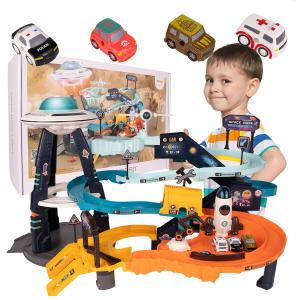 Автомобильный гусеничный лифт с тарелкой Ufo Cars U963 elektrostator