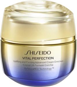 Интенсивный укрепляющий дневной и ночной крем для сухой кожи Shiseido Vital Perfection Uplifting & Firming Advanced Cream Enriched, 50 ml
