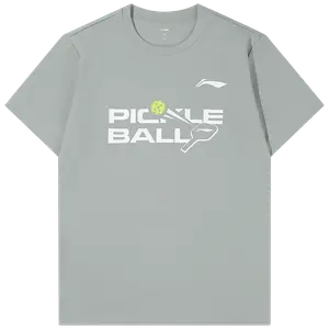 Футболка Li-Ning с коротким рукавом мужская, ultimate серый