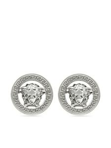 Серьги с головой Медузы Versace, серебряный