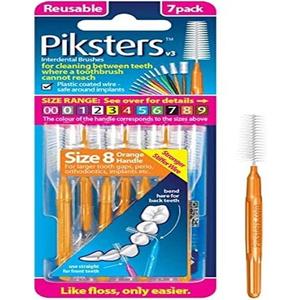 Щетки с оранжевой ручкой Size 8