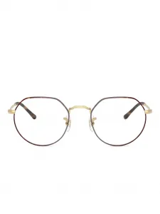 Очки в геометричной оправе Ray-Ban, коричневый