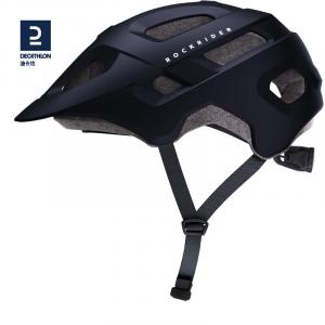 Велосипедный шлем Decathlon для езды на горном велосипеде M, черный