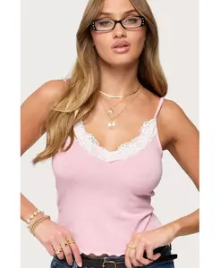 Женская майка Gabrietta Lacey Edikted, розовый