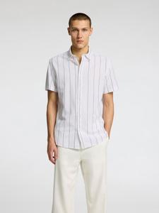 Рубашка на пуговицах классического кроя SELECTED, белый