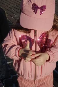 Детская бейсболка JUNO SEQUIN CAP Konges Sløjd, розовый