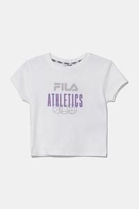 Футболка детская из хлопка ISNY Fila, белый