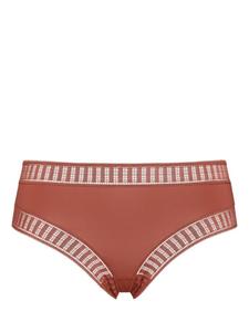ERES трусы-танга Gabby Graphic, коричневый