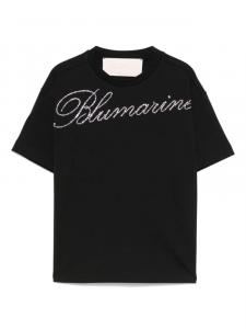 Miss Blumarine футболка с логотипом, черный