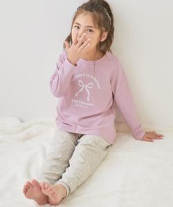 Детская пижама с длинными рукавами Devil Lab ROOM, 100% хлопок, одежда для детей, домашняя одежда, хлопок, весна/лето 2016 Devirock, цвет 057-Ribbon-Pale Pink