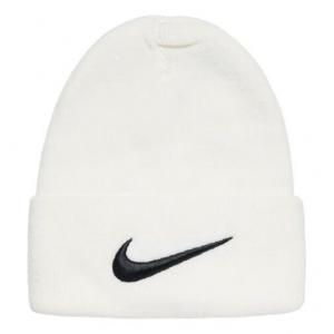 Бейсболка x stussy cuff beanie 'white' Nike, белый