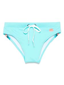 Sundek плавки-брифы с логотипом, синий