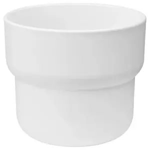 Пластиковый горшок для растений, белый, 12 см, для дома и улицы FÖRENLIG IKEA