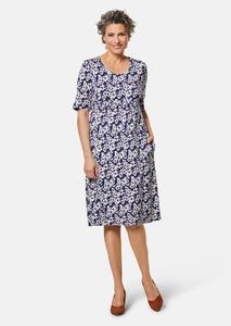 Платье GOLDNER Druck, цвет marine/geblümt