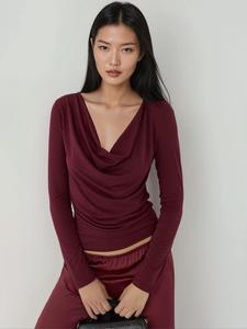 Hiccup Топ в бордовом цвете