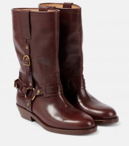 Кожаные ботильоны Heiko Isabel Marant, коричневый