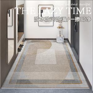 Budis Ковер 140х160 см из ПВХ кожи, влагозащитный нескользящий для прихожей, моющийся, износостойкий