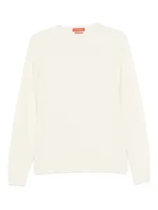 Свитер с круглым вырезом Daniele Fiesoli, белый