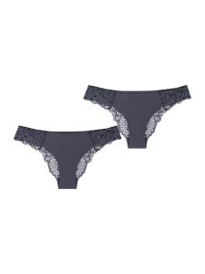 Трусики TRIUMPH  Wild Peony Florale Brazilian, темно-серый