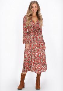 Платье IZIA Day dress, Red Multicolor/Light Red