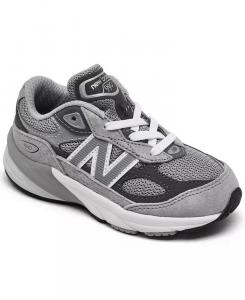 Повседневные кроссовки Toddler Kids 990 V6 от Finish Line New Balance, серый