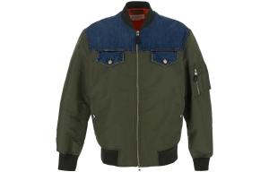 Alexander McQueen Куртка мужская армейского зеленого цвета, Army Green