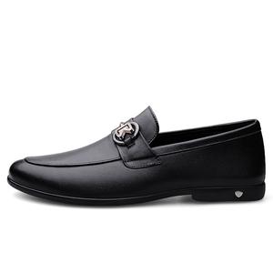 CKVUSAMG Повседневные кожаные туфли унисекс черно-белые, цвет Black