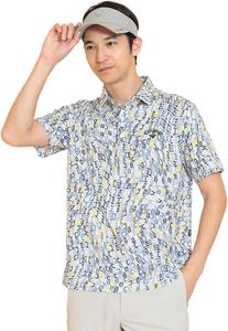 Мужская поло-рубашка Callaway C25134120 с коротким рукавом (впитывающая пот, быстросохнущая, с текстурированной сеткой) / для гольфа, синий