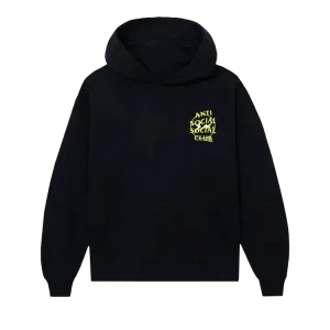 Худи Anti Social Social Club x Fragment Half Tone 'Black/Yellow', черный
