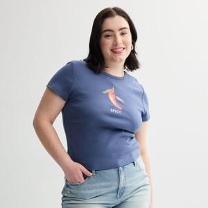 Футболка Juniors plus size slim fit для малышей So, цвет blue graphic