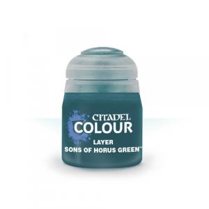 Краска для фигурок Layer: Sons Of Horus Green (12Ml) Games Workshop