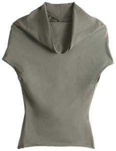 Футболка Rick Owens Jersey Shroud, коричневый