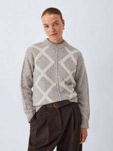 Шерстяной свитер с узором аргайл John Lewis, Argyle