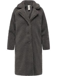 Ragwear Пальто из искусственного меха Tedyco YOUMODO, цвет «каменный серый»