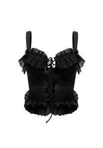 OW Collection Топ 'Claire' в черном цвете