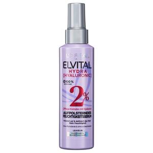 Сыворотка для волос elvital hydra [hyaluronic] aufpolsterndes feuchtigkeitsserum Loreal Paris, объем 150 мл