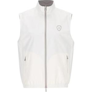 Реверсивная стеганая жилетка на молнии Brunello Cucinelli, белый