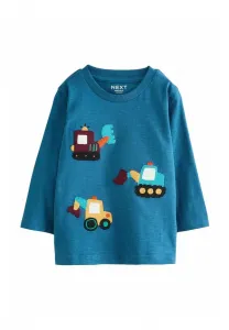 Рубашка с длинным рукавом, прямого кроя Next, Blue Transport Diggers