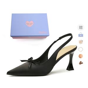 Xingdiman Тонкие каблуки на шпильке для женщин черные [в коробке] (с подарком), цвет Black[Box Included](Gift Included)