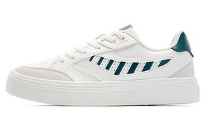 QIAODAN Нескользящие износостойкие низкие кроссовки для скейтбординга женские зеленые белые