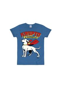 Футболка Slimfit Krypto The Superdog LOGOSHIRT, цвет Azure Blue